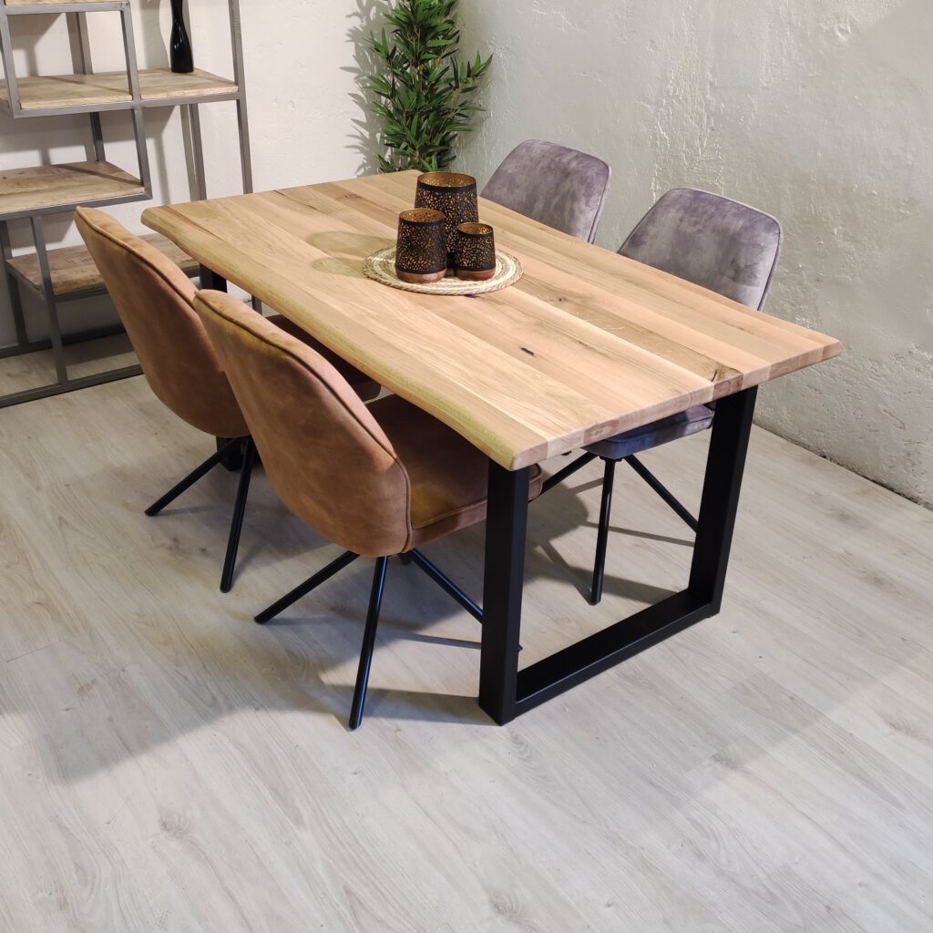 Massivholzmöbel von Wooden Home 4 Kufentisch Flo aus Eiche 140 - 180 cm wählbar