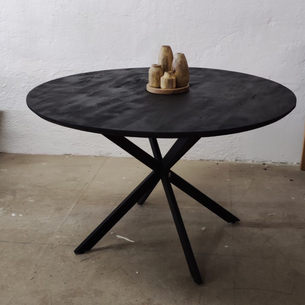 YBM HOME Runder Kunststoff-Waschtisch (33 Cm) In Metallic-Blau – Vielseitig Für Haushalt & Garten