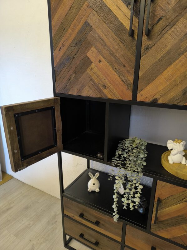 Raumteiler Vroni 200x100x40 cm aus Mangoholz – Bild 4