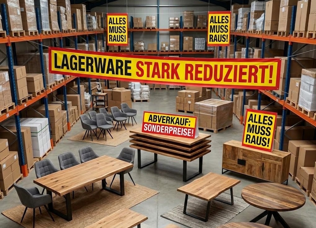 Massivholzmöbel von Wooden Home 1 Moebel Lagerverkauf stark reduziert